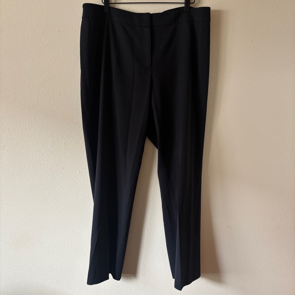 Black Wool Lafayette 148 Trousers | Size 14
